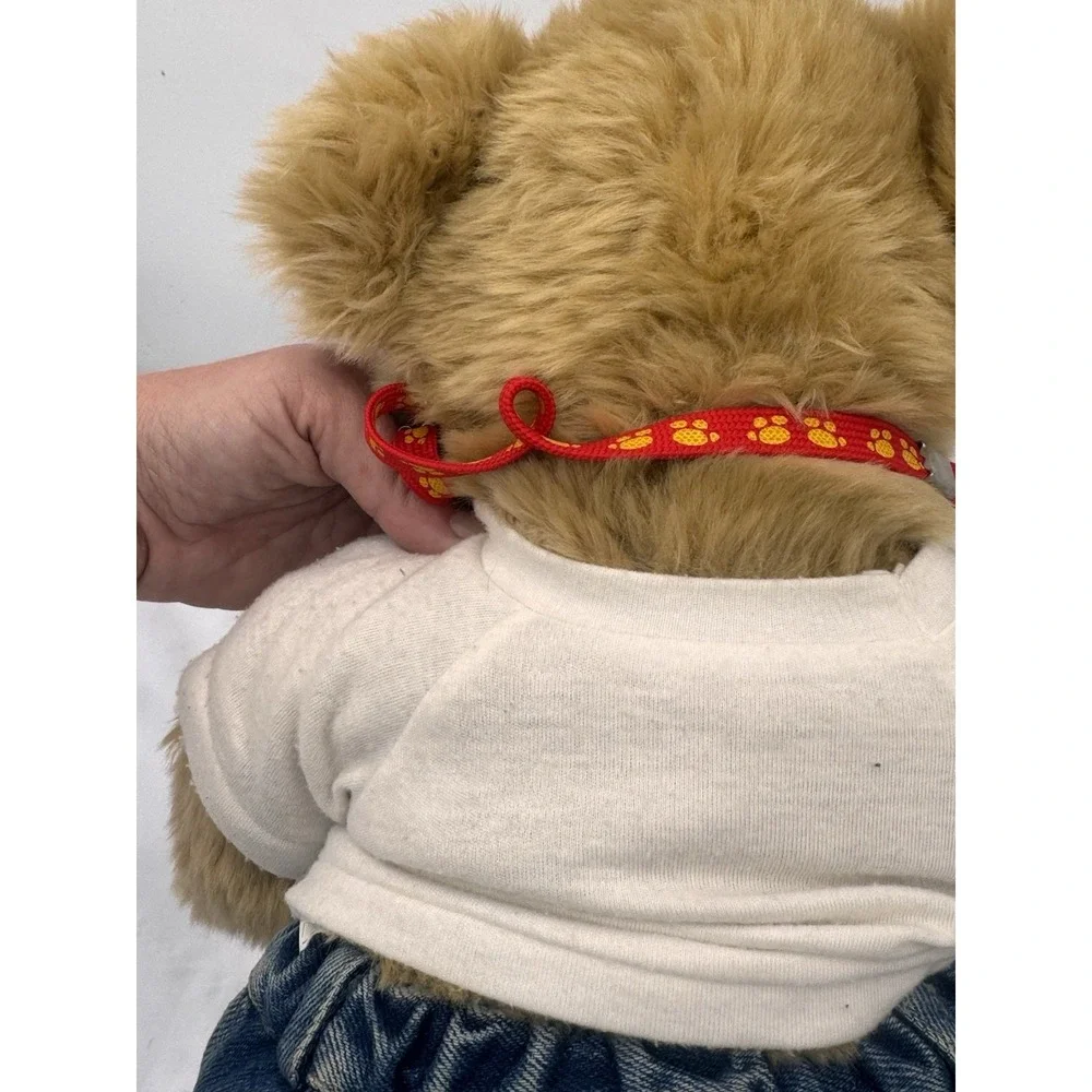 Build-A-Bear Workshop Jeans and T-Shirt Bear w/ Glasses Memphis Tigers